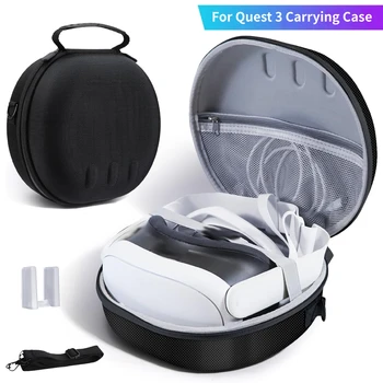 Taşınabilir Durumda Meta Quest 3 Seyahat Taşıma Çantası VR Kulaklık saklama çantası Kutusu Omuz Sırt Çantası Meta Quest 3 Aksesuarları
