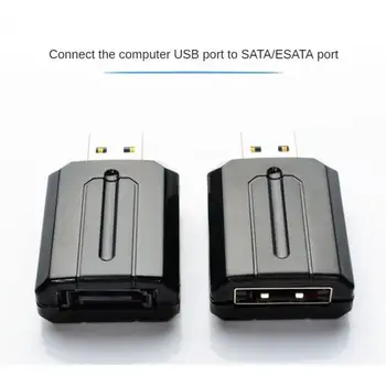 Usb 3.0 Esata Adaptörü Dayanıklı USB 3.0 SATA HDD Adaptörü Kolay Bağlantı Yüksek Hızlı Veri İletimi Usb 3.0 Esata Konektörü