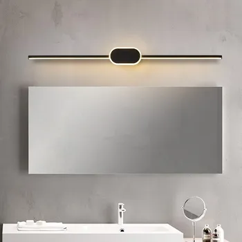 Modern led duvar lambaları Beyaz Siyah Ayna Farlar Taban Dekor Duvar Aplik Banyo Yatak Odası Oturma Odası iç mekan aydınlatması