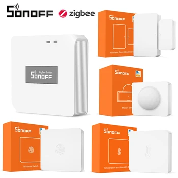 SONOFF Zigbee Köprü / Kablosuz Anahtarı / Sıcaklık Ve Nem Sensörü / Hareket Sensörü / Kablosuz Kapı Pencere Sensörü Zigbee 3.0