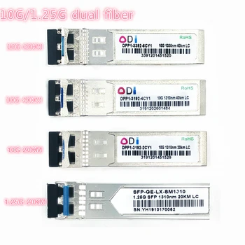 SFP 1.25 G/10G LC 20/40 / 60km çift fiber uyumlu 1310nmSFP+ Alıcı-Verici Endüstriyel sınıf-40-85ccmikrotik Cisco ile uyumlu