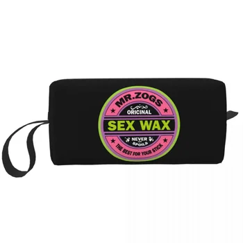 Seyahat Mr Zogs Sörf Seks Balmumu makyaj çantası Taşınabilir Makyaj kozmetik düzenleyici Kadınlar için Güzellik Depolama Dopp Kiti Durumda