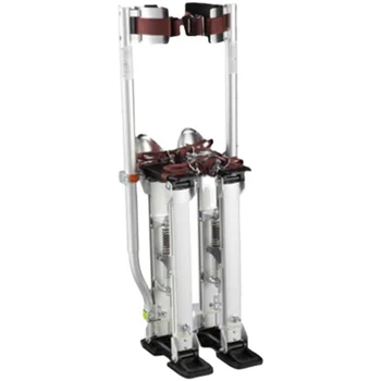 24-40 inç Ayarlanabilir Profesyonel Alüminyum Sıva Stilt Merdiven Alçıpan Plaste Stilts Sahne Sahne İç Deco Standı