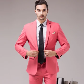 Plyesxale Pembe Takım Elbise Erkekler 2023 Klasik Erkek Takım Elbise Pantolon Slim Fit Düğün Takımları Erkekler İçin Zarif Son pantolon ceket Tasarımları Q2