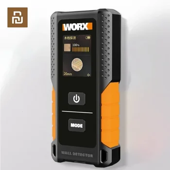 Youpin Worx Damızlık Bulucu WX085 3in1 Çok Fonksiyonlu Duvar Dedektörü Metal Ahşap ve AC Kablo Dedektörü dijital ekran USB Dedektörleri