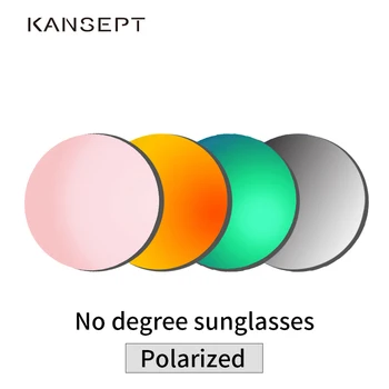 KANSEPT Hiçbir derece Polarize Güneş Gözlüğü lens Pembe, Kahverengi, Gri, Yeşil Renk Yüksek Kaliteli Lens