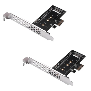 2X Kartlara Ekle PCIE M2 Adaptörü PCI Express 3. 0X1 NVME SSD M2 PCIE Yükseltici adaptör desteği 2230 2260 2280 M. 2 SSD