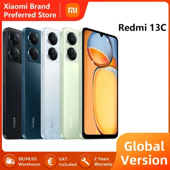 Küresel Sürüm Xiaomi Redmi 13C Smartphone 5000mAh 6.74 