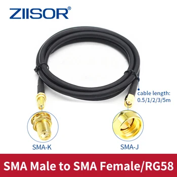 RF Koaksiyel Kablo Anten Uzatma Kablosu RG58 Konnektörü ile SMA Erkek SMA Dişi N erkek Mevcut 10 m Genişletilmiş Pigtail