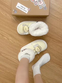 Lace Up Çizmeler Çizmeler-Kadın Yuvarlak Ayak Kış Ayakkabı Avustralya kadın ayakkabısı Düz Topuk Lolita 2023 Kar Bayanlar Med Katı PVC Roma